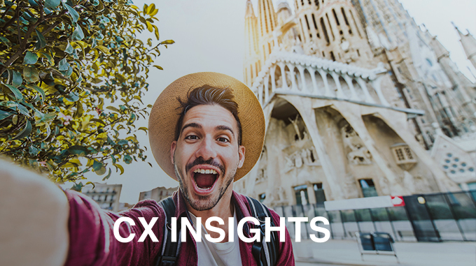 CX Insights image with wording in bold